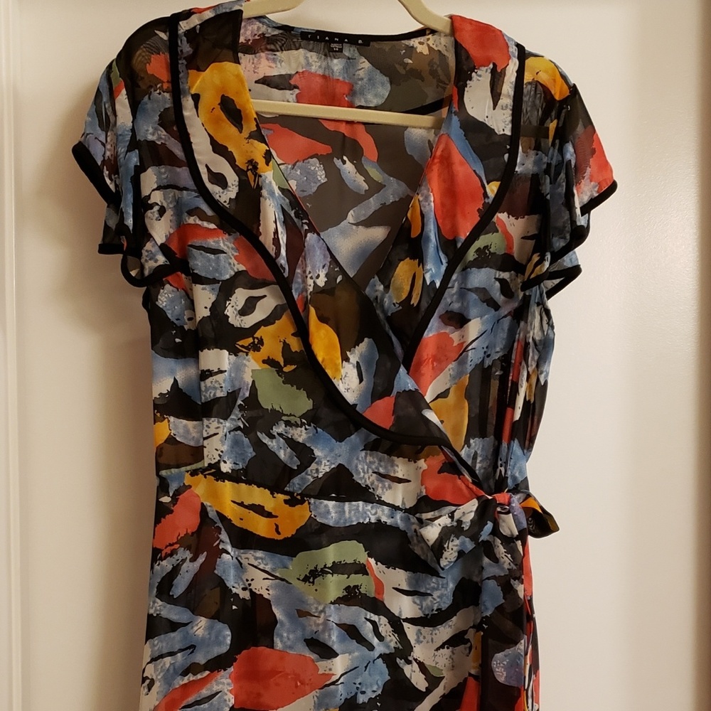 Tiana B Waterfall Dress - Chiffon - Picture 2 of 5